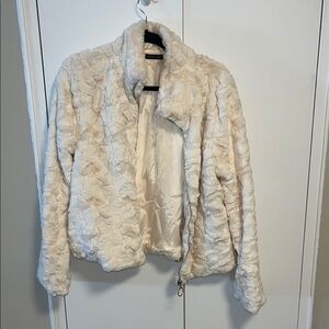 Chic Cream Teddy Jacket